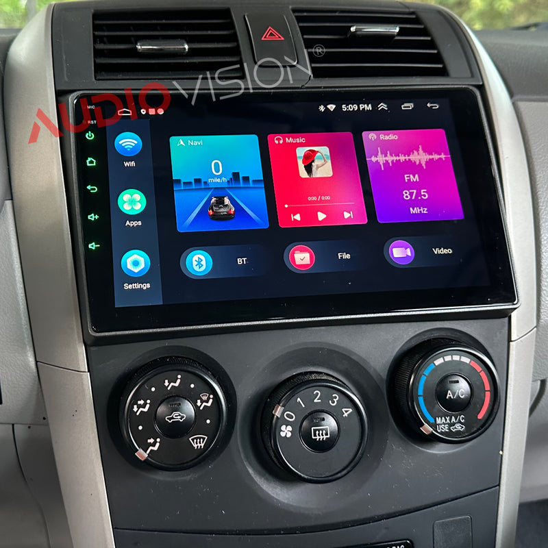 9" Toyota Corolla 2009-2013 Android 11 QUAD CORE 2/32gb Apple CarPlay and Android Auto - Xstream audio systems
