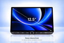 12.5-inch screen with rotary volume knob, an optional feature available at checkout