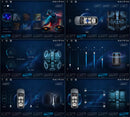 Built-in DSP sound controls — EQ presets, sound field, surround, stereo, bass boost, and filter