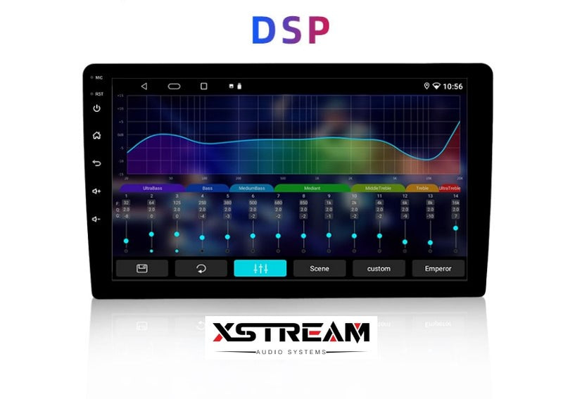 9/10" Universal double din android 10 radio With wireless Apple CarPlay/Android auto+DSP 2G/32G - Xstream audio systems