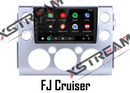 9" Toyota FJ Cruiser Android 10 quad core 2/32gb w/apple carplay & android auto - Xstream audio systems
