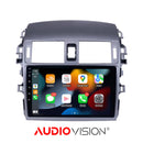 9" Toyota Corolla 2009-2010 Android 10 QUAD CORE 2/32gb Apple CarPlay and Android Auto w/ac vent cutout - Xstream audio systems