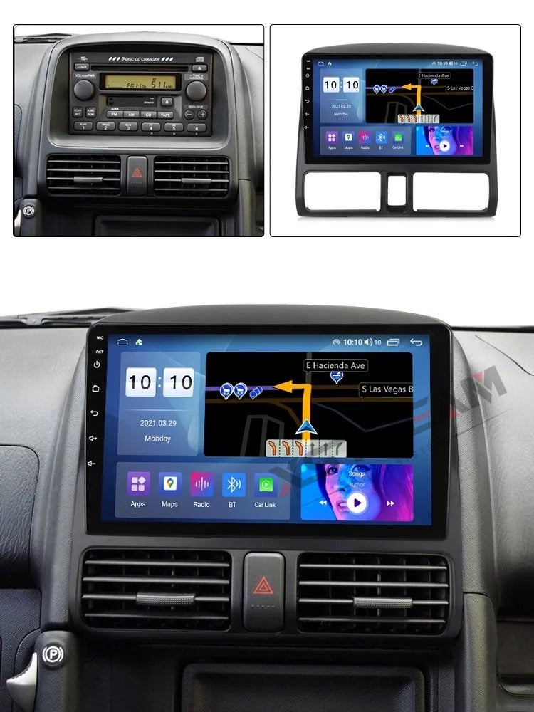 9" Honda CR-V 2002-2006 Android 11 OCTA CORE 2/32 w/apple CarPlay and android auto+dsp+4g+cooling fan IPS SCREEN - Xstream audio systems