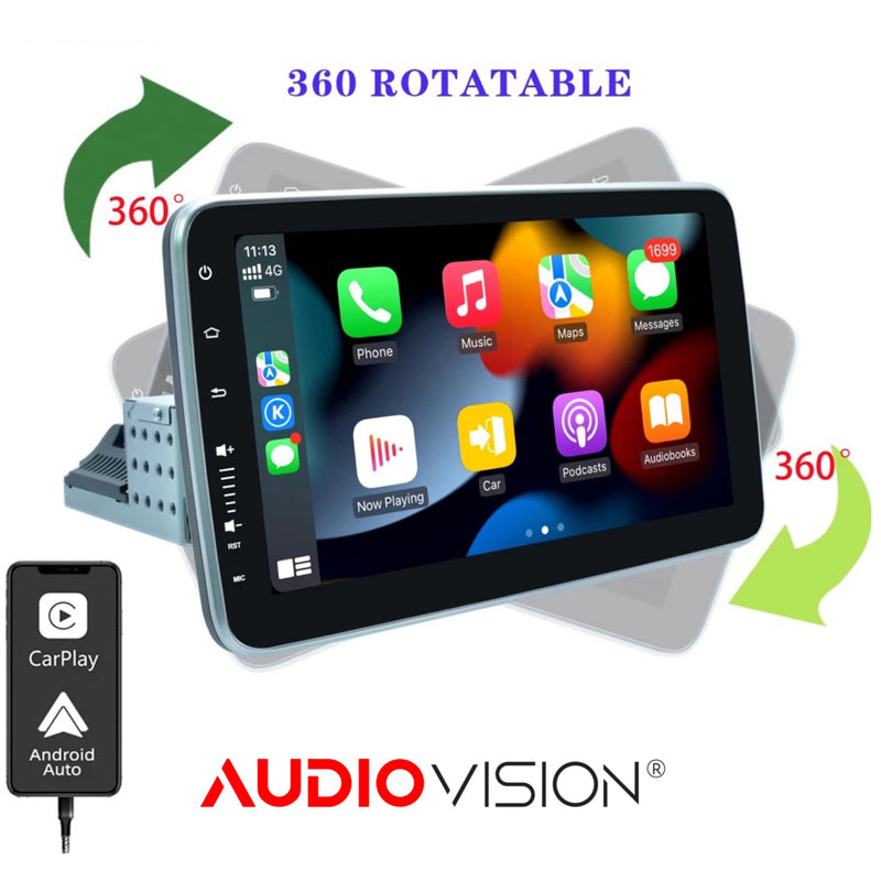 10" Universal 360 single din android 10 car radio with Apple CarPlay and android auto 2/32 - Xstream audio systems