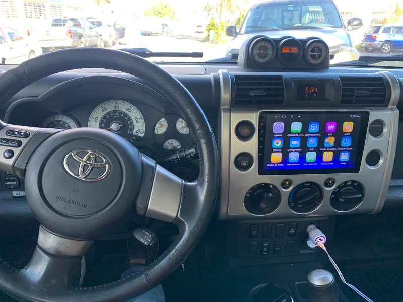 9" Toyota FJ Cruiser Android 10 quad core 2/32gb w/apple carplay & android auto - Xstream audio systems