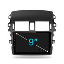 9" Toyota Corolla 2009-2010 Android 10 QUAD CORE 2/32gb Apple CarPlay and Android Auto w/ac vent cutout - Xstream audio systems