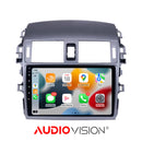 9" Toyota Corolla 2009-2010 Android 10 QUAD CORE 2/32gb Apple CarPlay and Android Auto w/ac vent cutout - Xstream audio systems