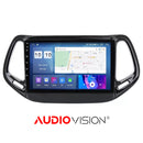 10" 2016-2018 Jeep Compass Car Stereo Android 11 OCTA CORE 2/32gb w/apple carplay & android auto 4g sim - Xstream audio systems