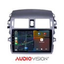 9" Toyota Corolla 2009-2010 Android 10 QUAD CORE 2/32gb Apple CarPlay and Android Auto w/ac vent cutout - Xstream audio systems