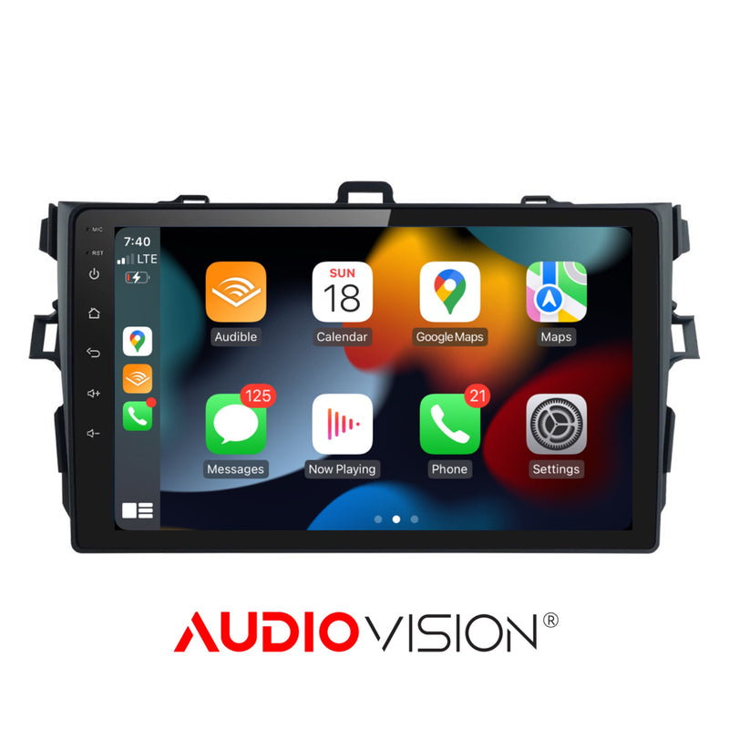 9" Toyota Corolla 2009-2013 Android 10 QUAD CORE 2/32gb Apple CarPlay and Android Auto - Xstream audio systems