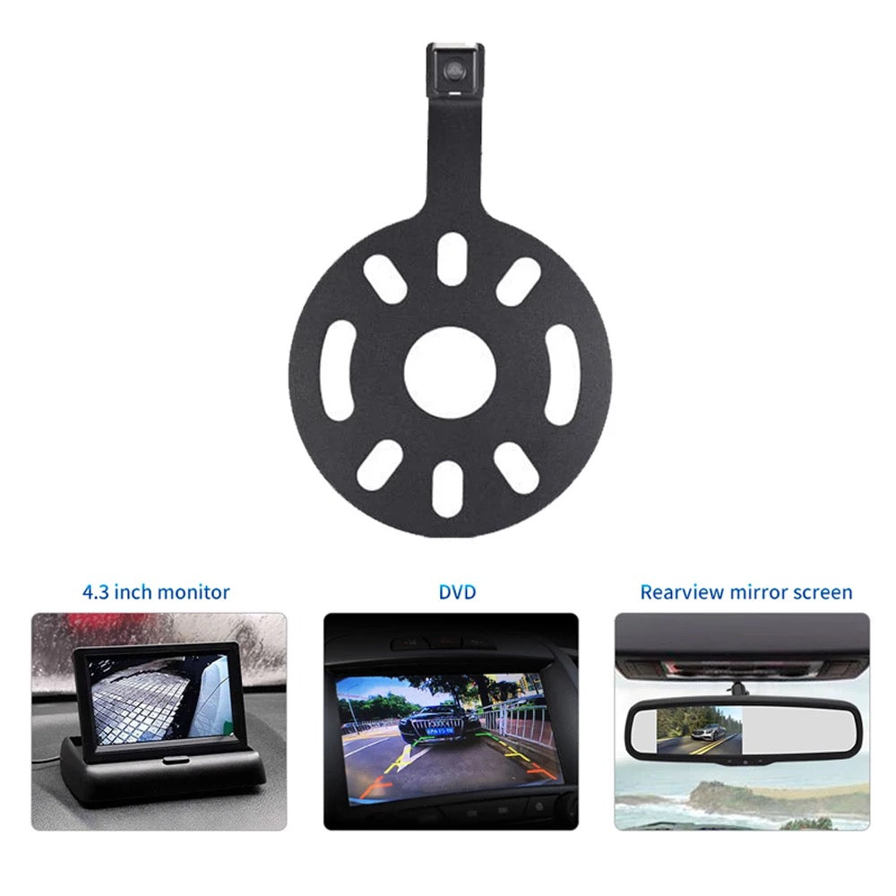 IMeshbean Wired Backup Camera Kit With Tire Bracket For Jeep Wrangler 2007-2018