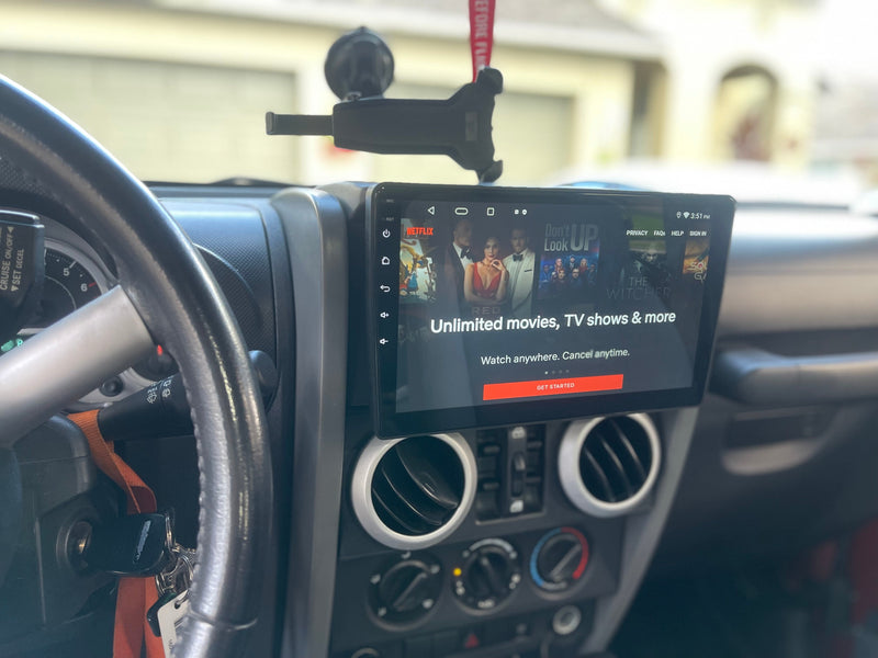 10" Jeep Wrangler jk/jku android 10 plug and play 2/32GB wireless Apple CarPlay/Android auto+DSP - Xstream audio systems