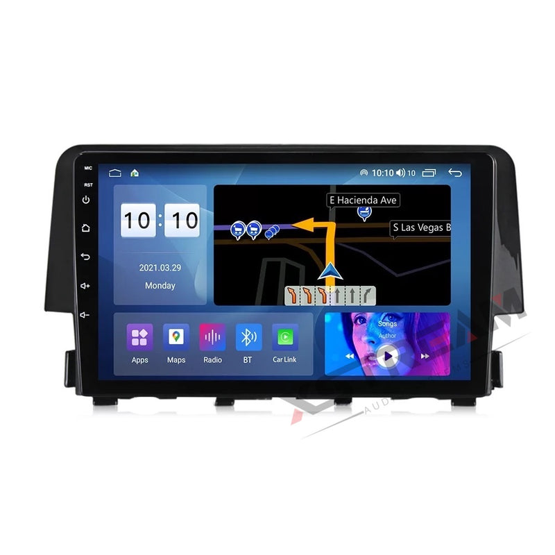 9" 2016-2019 Honda Civic Car Stereo Android 11 QUAD CORE 2/32gb w/apple carplay & android auto 4g sim - Xstream audio systems
