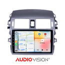 9" Toyota Corolla 2009-2010 Android 10 QUAD CORE 2/32gb Apple CarPlay and Android Auto w/ac vent cutout - Xstream audio systems