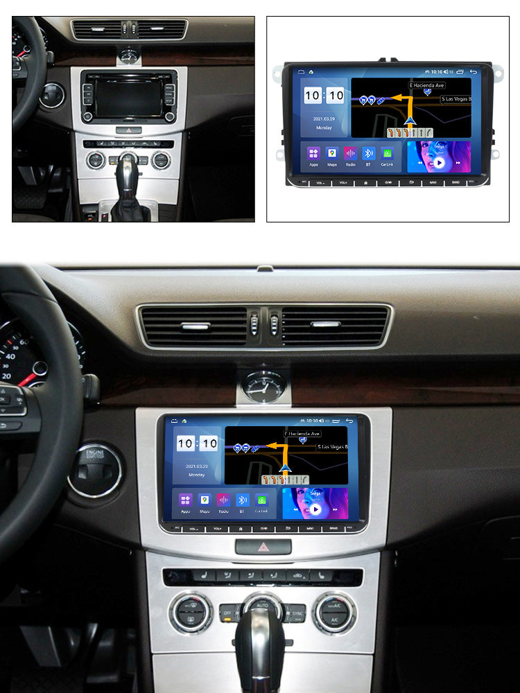 NEW 9" VOLKSWAGEN Universal Car Stereo Android 11 QUAD CORE 2/32gb w/apple carplay & android auto - Xstream audio systems